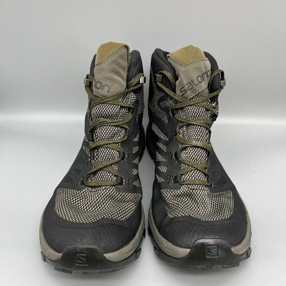 Salomon Mens Outline Mid GTX Hiking Boot 13 Gray Gore-tex Contragrip - Picture 5 of 12